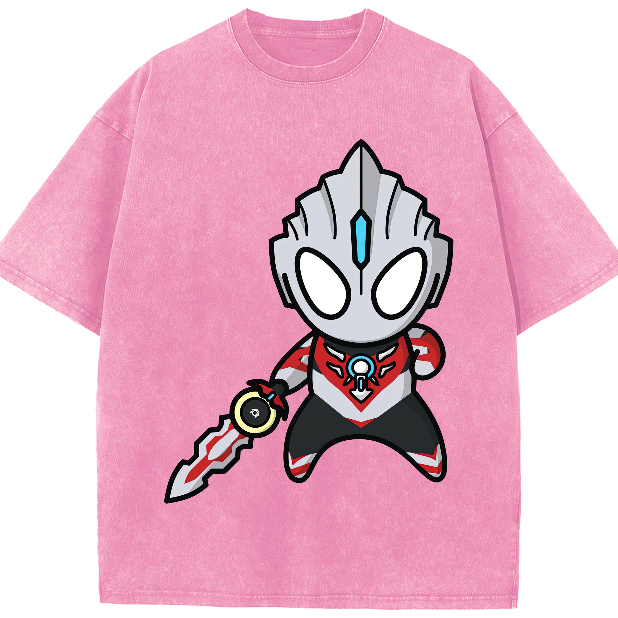 （画像用） ウルトラマン Ultraman 綿100% ヴィンテージ風 半袖Tシャツ（フロントプリント）